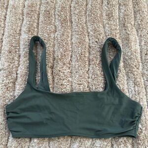 aerie Olive Green Bikini Bralette Top